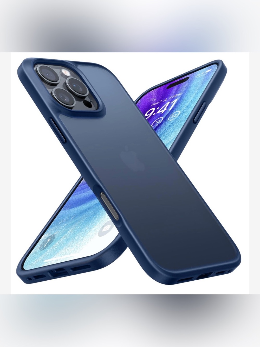 iPhone 16 Pro Case 4X Military-Grade Protection - NAVY BLUE